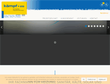 Tablet Screenshot of kaempf.de